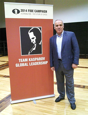 Kasparov for President – 2014 FIDE Campaign