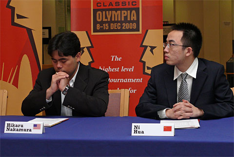 Hikaru Nakamura couldn't quite put his Chinese opponent away.